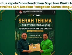 Viral di Media Sosial, Kepala Dinas Pendidikan Gayo Lues Diduga Langgar Netralitas ASN: Desakan Penindakan Tegas Menggema