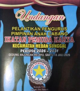 Pelantikan PAC IPK Medan Sunggal Periode 2026–2031 Segera Digelar, Seluruh Kader Diminta Sukseskan Agenda Organisasi