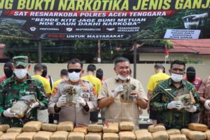 Pengabdian yang Tulus Selalu Meninggalkan Jejak, Kapolres Aceh Tenggara Pimpin Pemusnahan 161,9 Kilogram Ganja