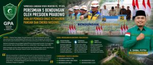 Apresiasi Langkah Nyata Menteri PU, PP GPA: Peresmian 5 Bendungan oleh Presiden Prabowo adalah Pondasi Emas Ketahanan Pangan dan Energi Nasional