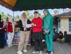 Indah Septiani Turun Langsung Lepas Jalan Santai Dan Senam Sehat, Ratusan Warga Labuhan Papan Antusias Berpartisipasi