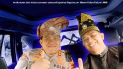 Satu Tanjak Satu Semangat, Kapolres dan LAMR Meranti Eratkan Silaturahim