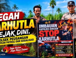 Polres Bireuen Tingkatkan Kesiapsiagaan Hadapi Potensi Karhutla dengan Memperkuat Patroli dan Pemantauan Wilayah Rawan