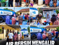 Air Bersih Mengalir di Tengah Kemarau, Warga Sejumlah Desa Sampaikan Apresiasi