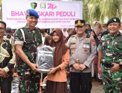 Ketua Umum Bhayangkari Resmikan Secara Daring Bantuan Fasilitas Air Bersih di Gampong Cot Ara Kuta Blang