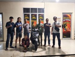 Tak Butuh Waktu Lama, URC Satreskrim Polres Aceh Tenggara Amankan Pelaku Curi Motor