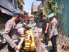 El Nino Berdampak pada Ketersediaan Air, Sipropam Polres Pelabuhan Makassar Berbagi Air Bersih di HUT Propam ke-24
